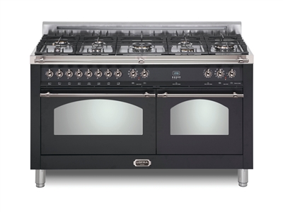 Lofra Dolcevita 60 Inch Range Freestanding Dual Fuel Range Double Oven ...